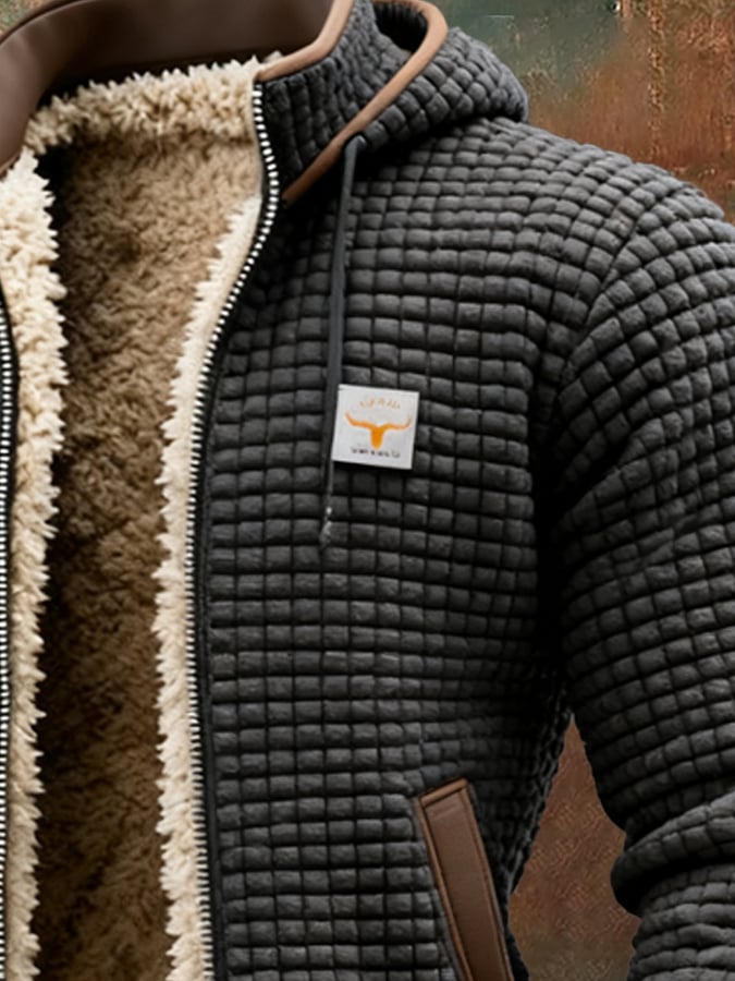 Gevoerde Fleece Jas voor Mannen