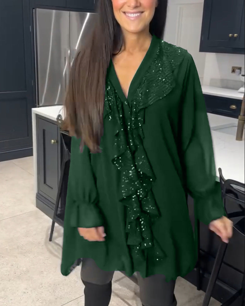 Laluna® | Stijlvolle Blouse met Ruffles