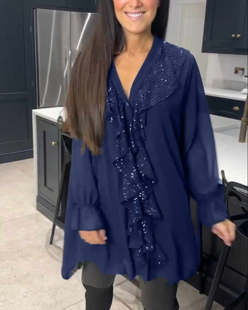 Laluna® | Stijlvolle Blouse met Ruffles