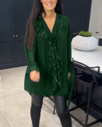 Laluna® | Stijlvolle Blouse met Ruffles