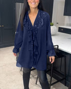 Laluna® | Stijlvolle Blouse met Ruffles
