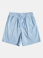 Korte Mouwen Corduroy Overhemd & Shorts