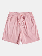 Korte Mouwen Corduroy Overhemd & Shorts