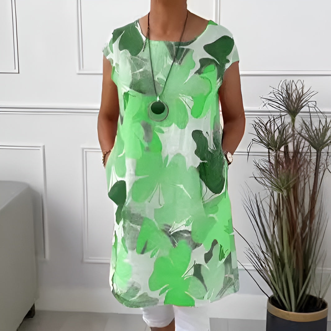 Laluna® | Elegante Kleurige Lente jurk