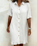Laluna® | Comfortabele Denim Jurk