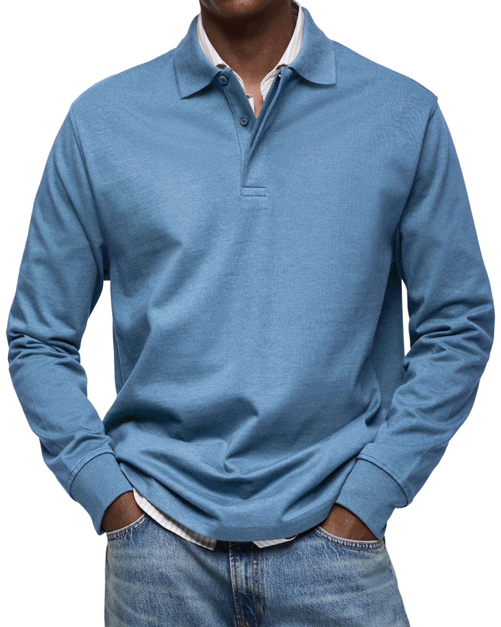 Laluna® | Luxe Polo met Lange Mouwen