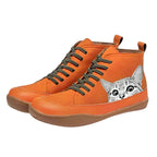 Laluna® | Leren enkellaarsjes voor kattenliefhebbers