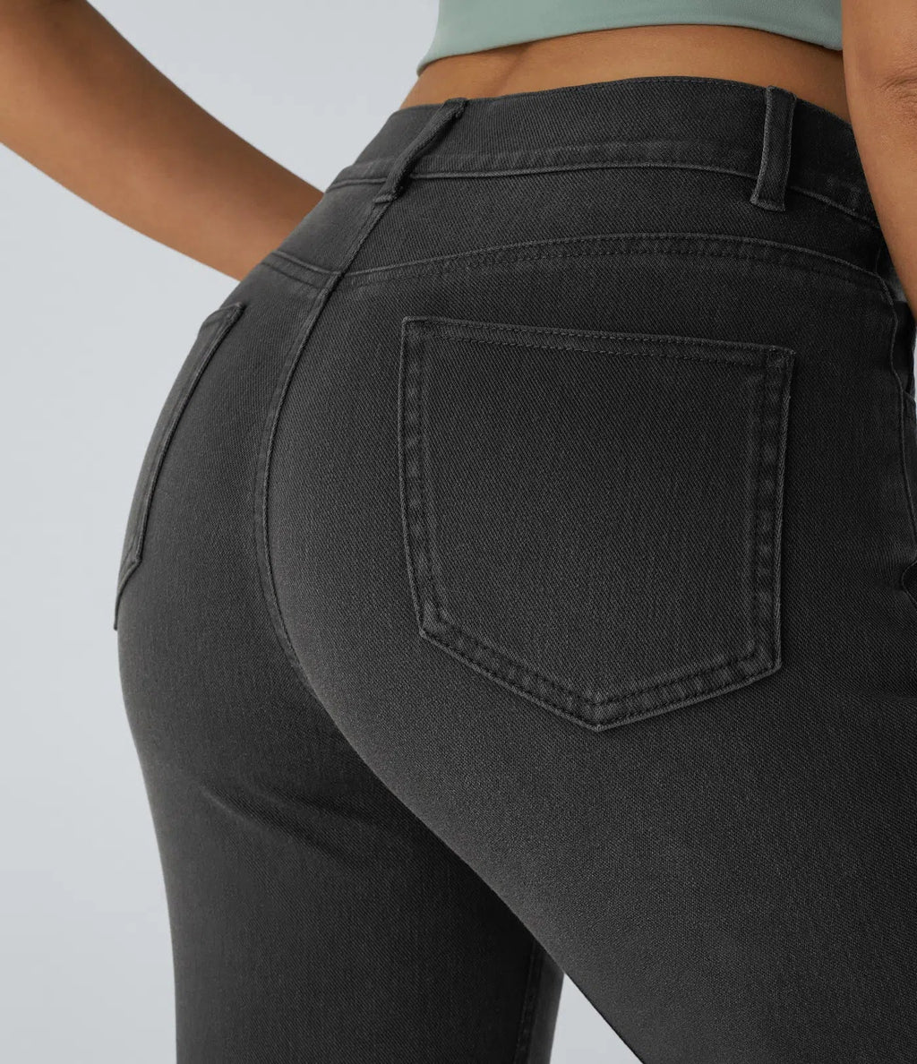 Lotte | Elastische en comfortabele broek met hoge taille