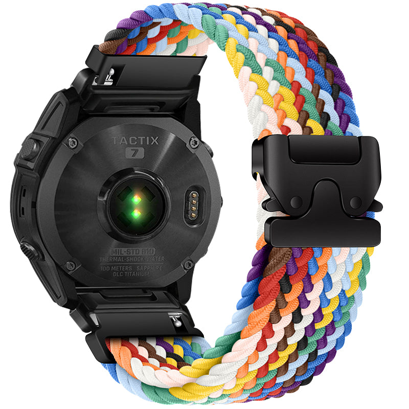 Parachute Buckle Nylon Band voor Garmin Fenix - 6X 6 Pro 8 7 7X 5 5X Plus