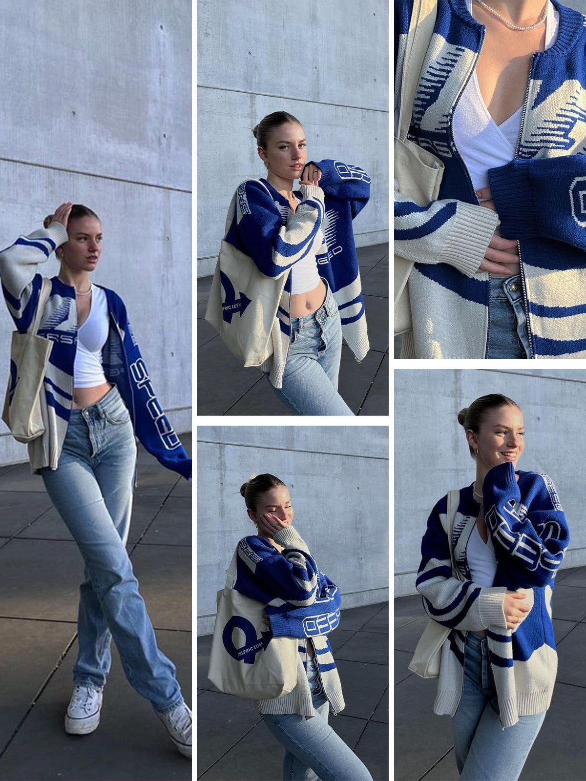 LALUNA® | SPEED RACING CARDIGAN