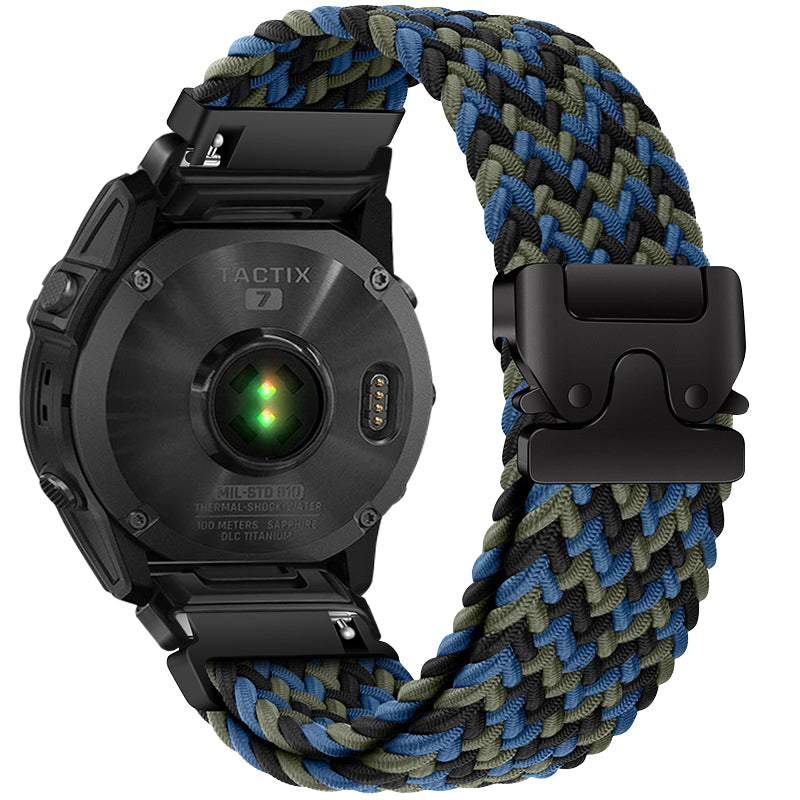 Parachute Buckle Nylon Band voor Garmin Fenix - 6X 6 Pro 8 7 7X 5 5X Plus
