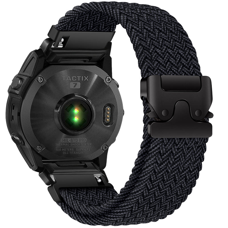 Parachute Buckle Nylon Band voor Garmin Fenix - 6X 6 Pro 8 7 7X 5 5X Plus