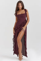 Laluna® | Maxi jurk Met Ruches