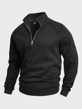 LALUNA® | CASUAL HALF ZIP SWEATER