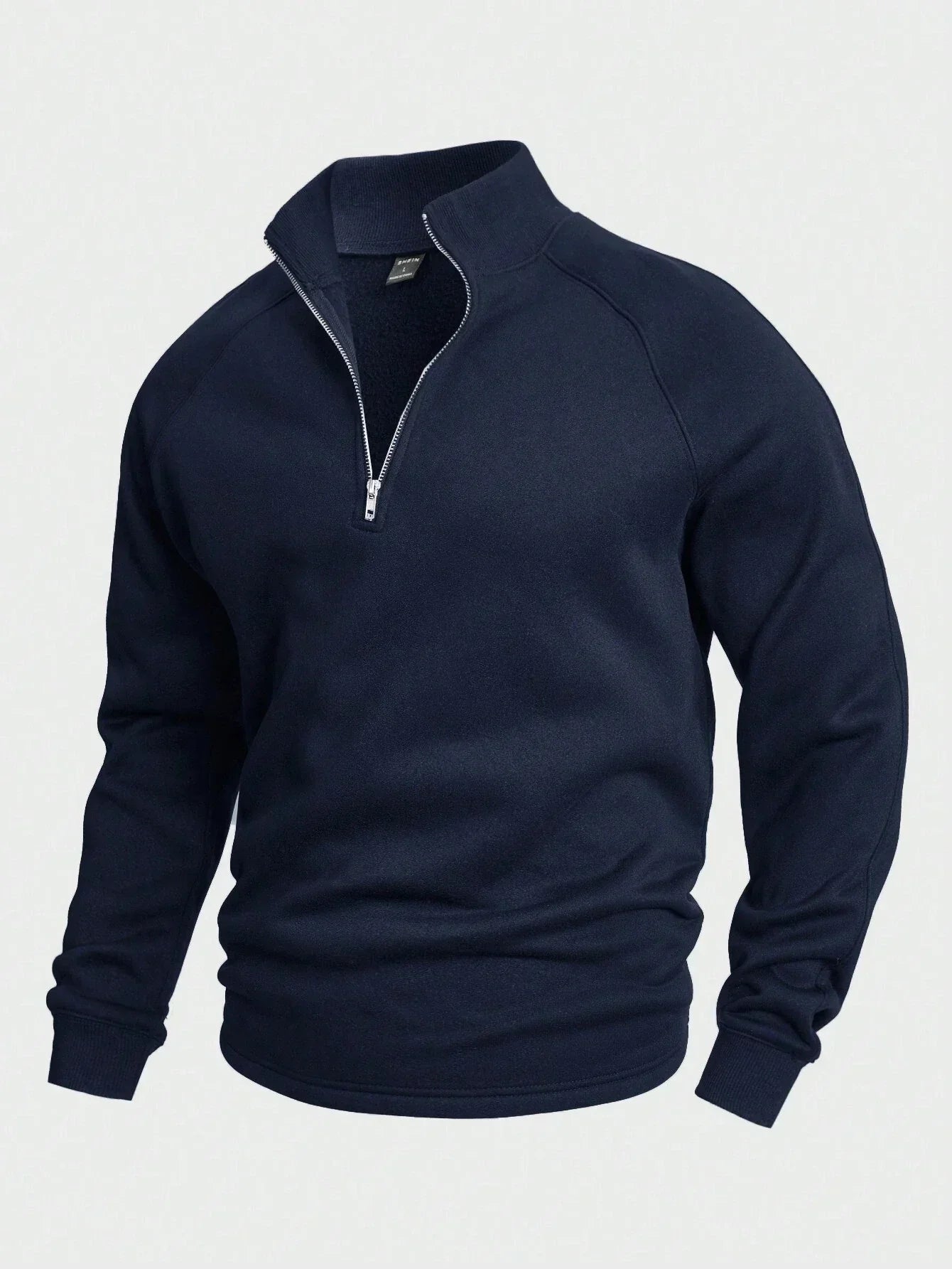 LALUNA® | CASUAL HALF ZIP SWEATER