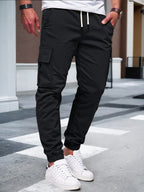 Laluna® | Luchtige Cargo Joggingsbroek met Zakken