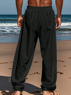 Laluna® | Lichte Linnen Broek met Touw