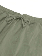 Laluna® | Lichte Linnen Broek met Touw