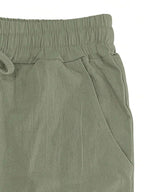 Laluna® | Lichte Linnen Broek met Touw