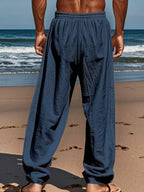 Laluna® | Lichte Linnen Broek met Touw