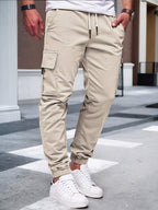 Laluna® | Luchtige Cargo Joggingsbroek met Zakken