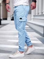 Laluna® | Luchtige Cargo Joggingsbroek met Zakken