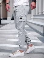 Laluna® | Luchtige Cargo Joggingsbroek met Zakken