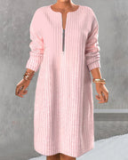 Laluna® | Casual Jurk met Ritssluiting