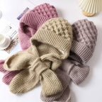 Fleece gevoerde muts en sjaal