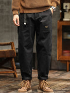Heren Vintage-Inspiratie Casual Broek