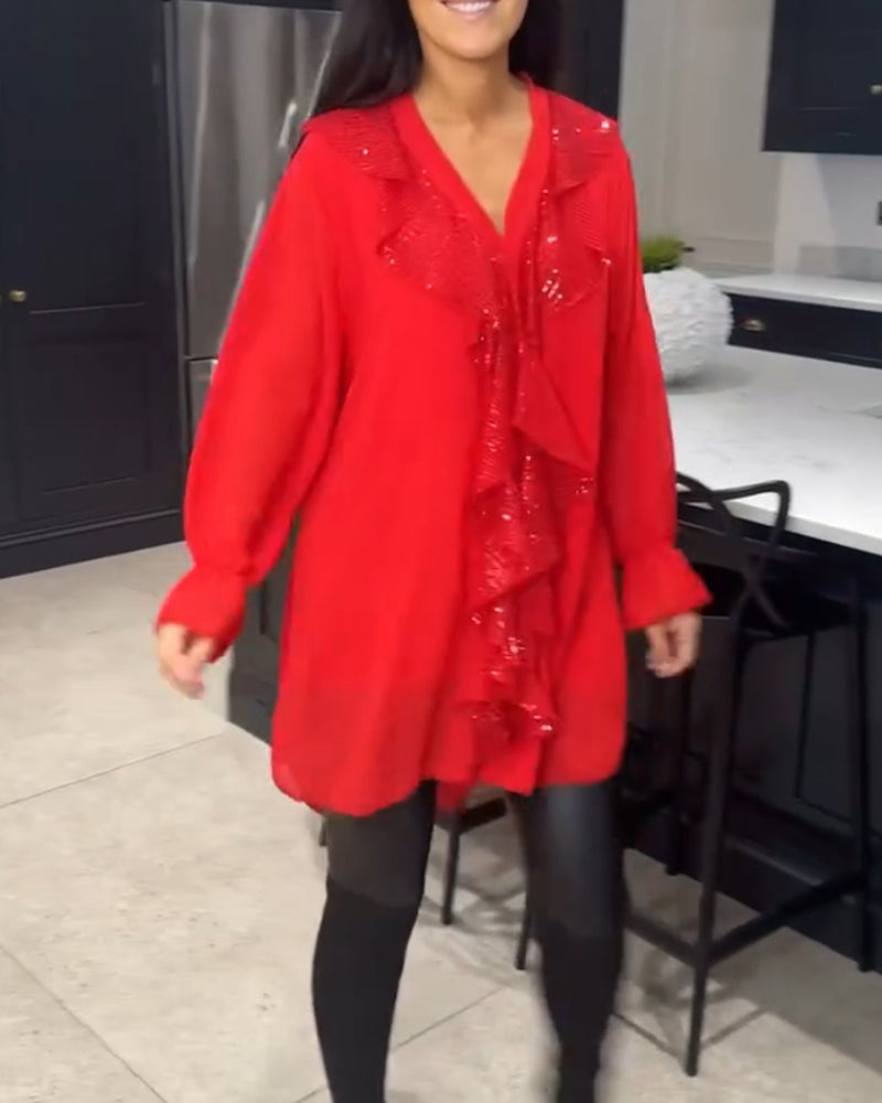 Laluna® | Stijlvolle Blouse met Ruffles