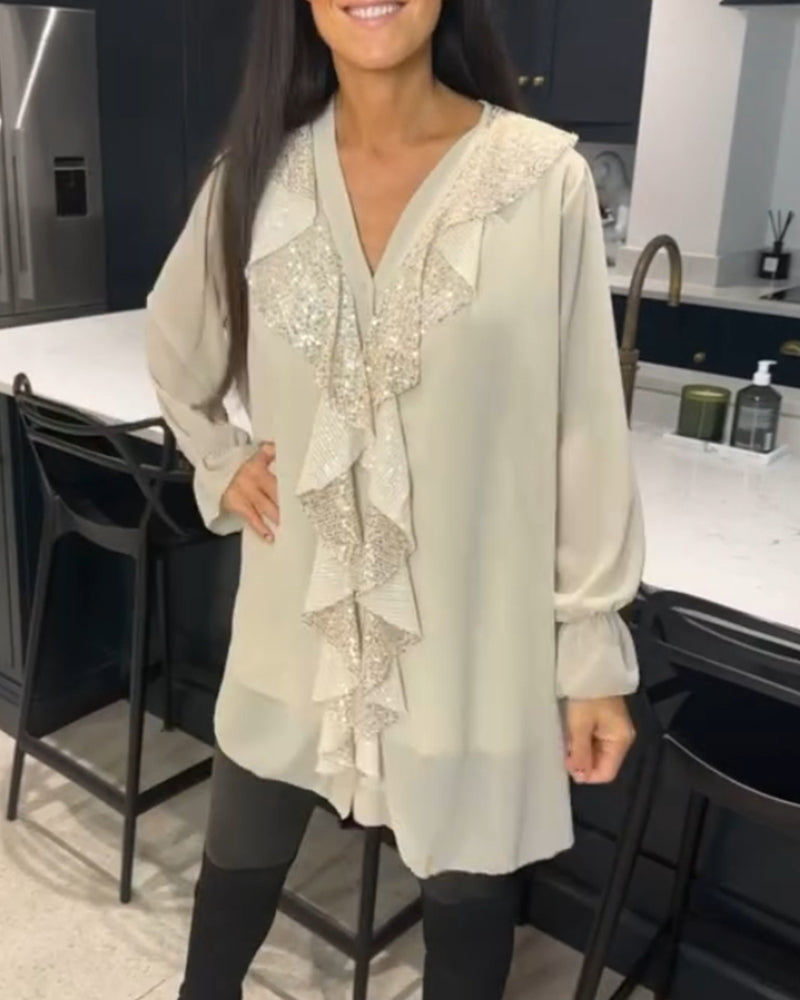 Laluna® | Stijlvolle Blouse met Ruffles