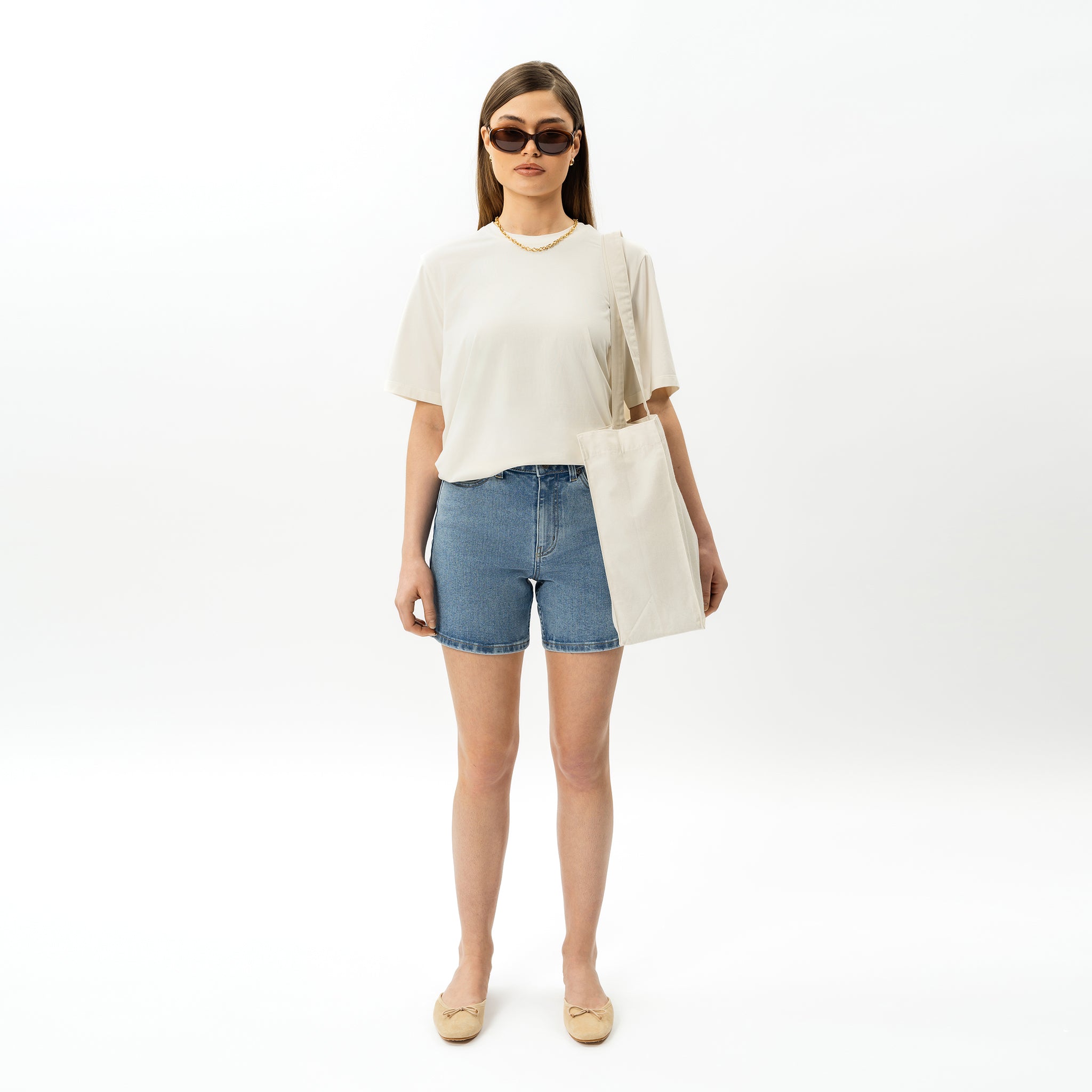 Stretchy ComfortDenim™ Shorts