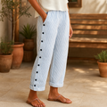 Laluna® | Lichtgewicht linnen broek