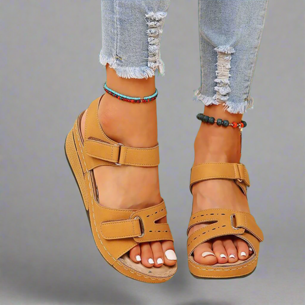Gudula | Elegante orthopedische sandalen van zacht premium materiaal voor pijnvrije zomerdagen