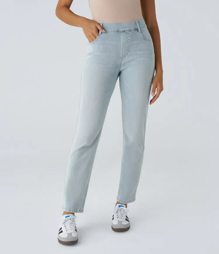 Lotte | Elastische en comfortabele broek met hoge taille