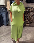 Laluna® | Elegante Jurk Met Capuchon