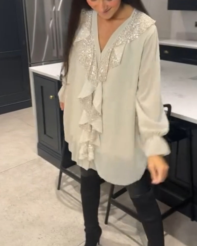 Laluna® | Stijlvolle Blouse met Ruffles