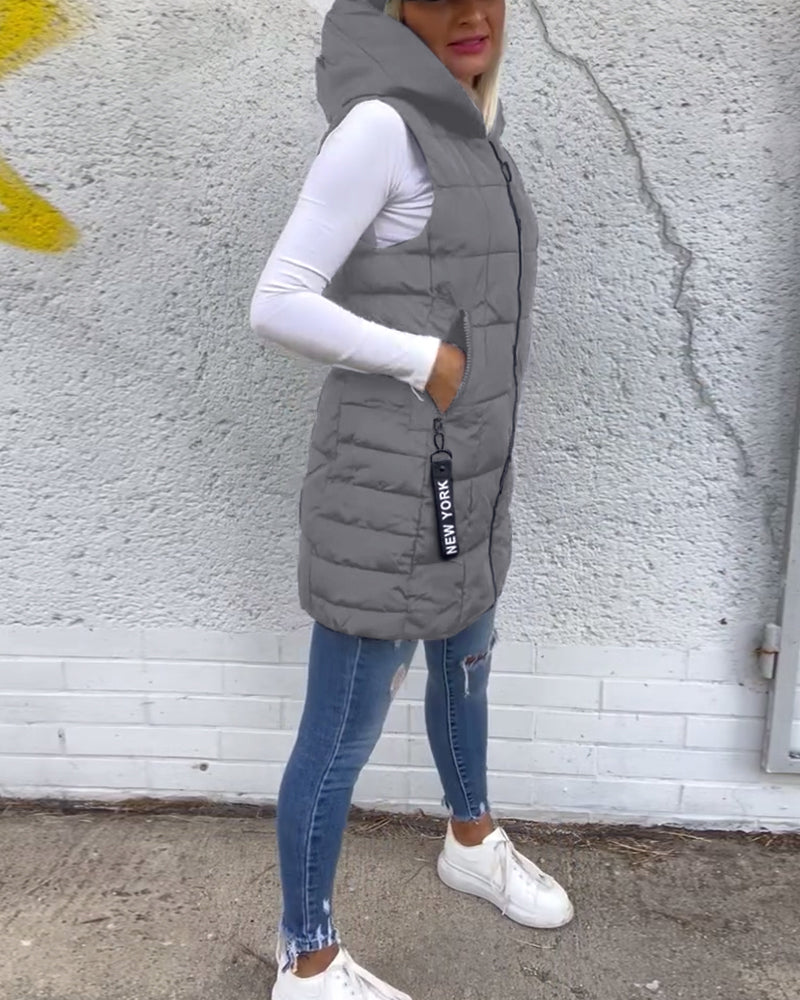 Laluna® | Mouwloze Gewatteerde Jas