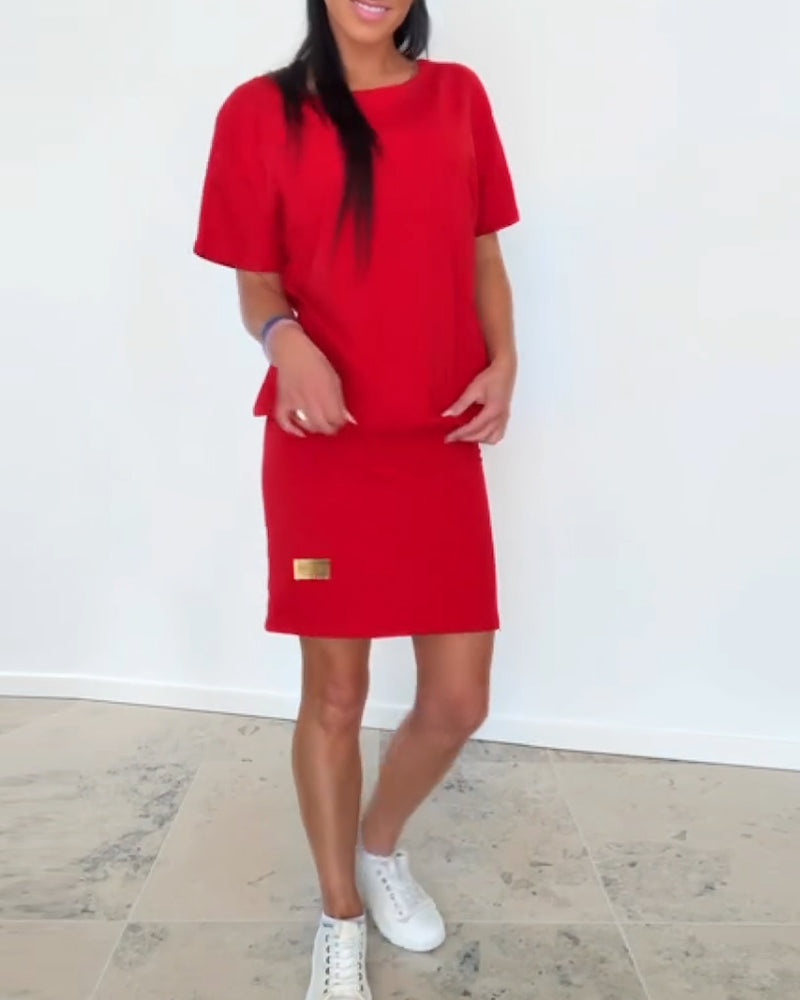Laluna® | Zomerse Katoenen Korte Jurk