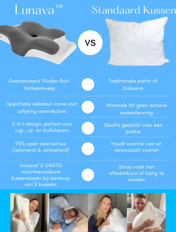 Lunava™ Ergonomisch Kussen