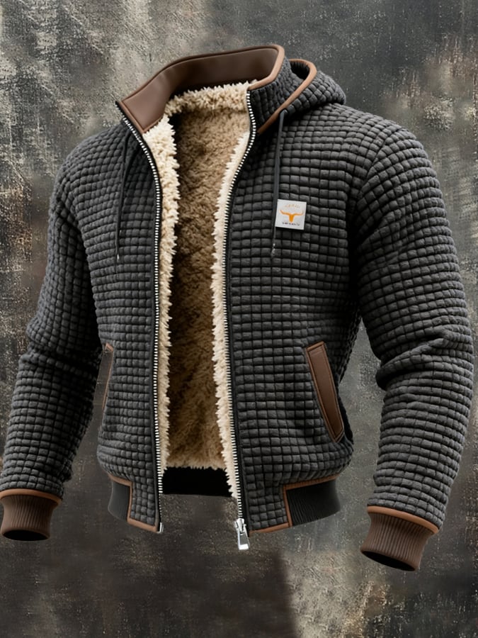 Gevoerde Fleece Jas voor Mannen