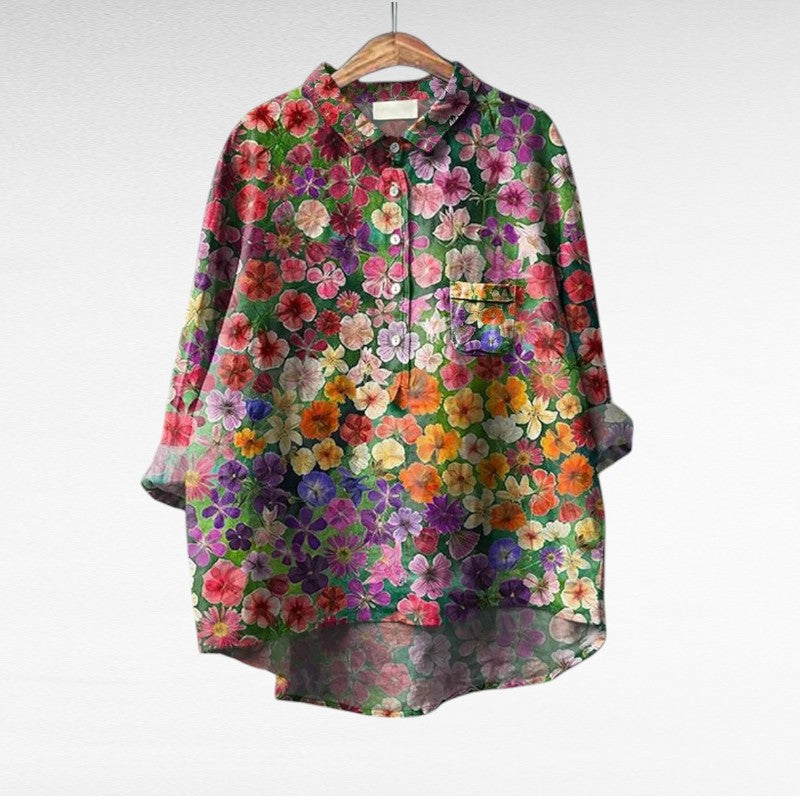 Laluna® Klassieke Bloemenblouses