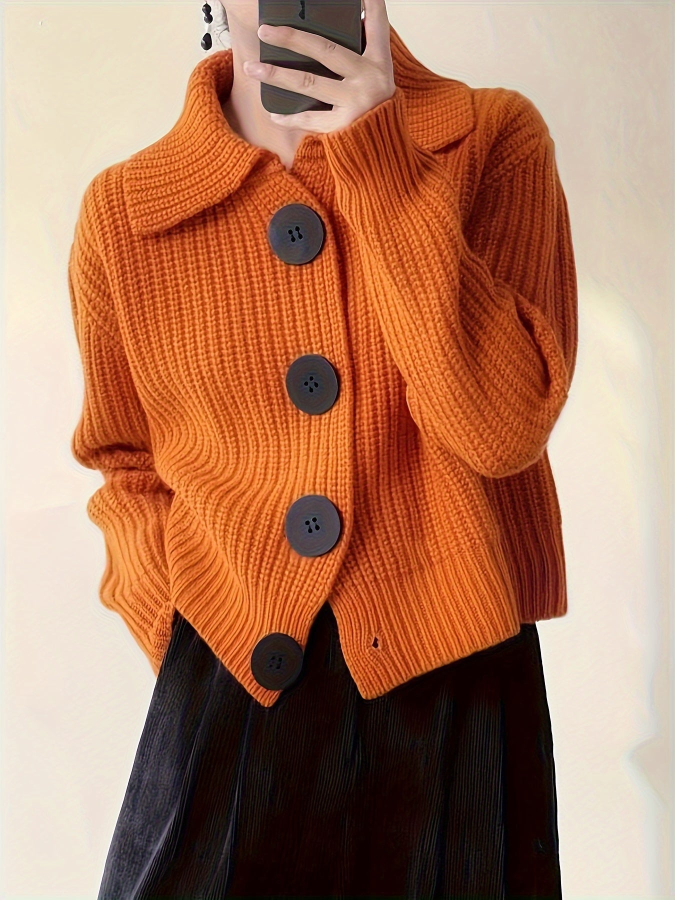 Laluna® | Modieuze Gebreide Cardigan