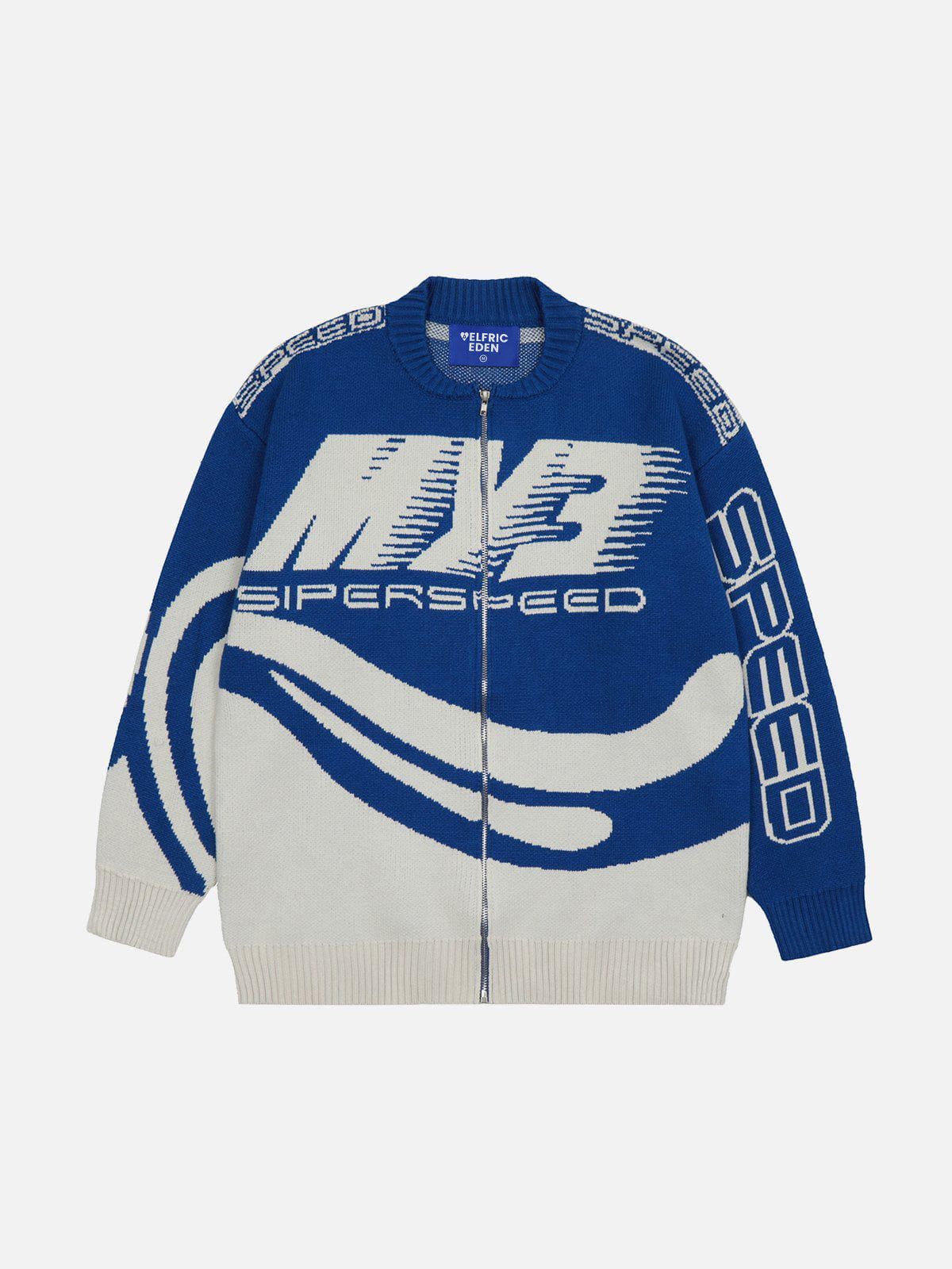 LALUNA® | SPEED RACING CARDIGAN