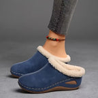 Laluna® | Bontgevoerde Slip-On Sandalen