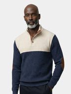 Hoge Kraag Corduroy Retro Pullover