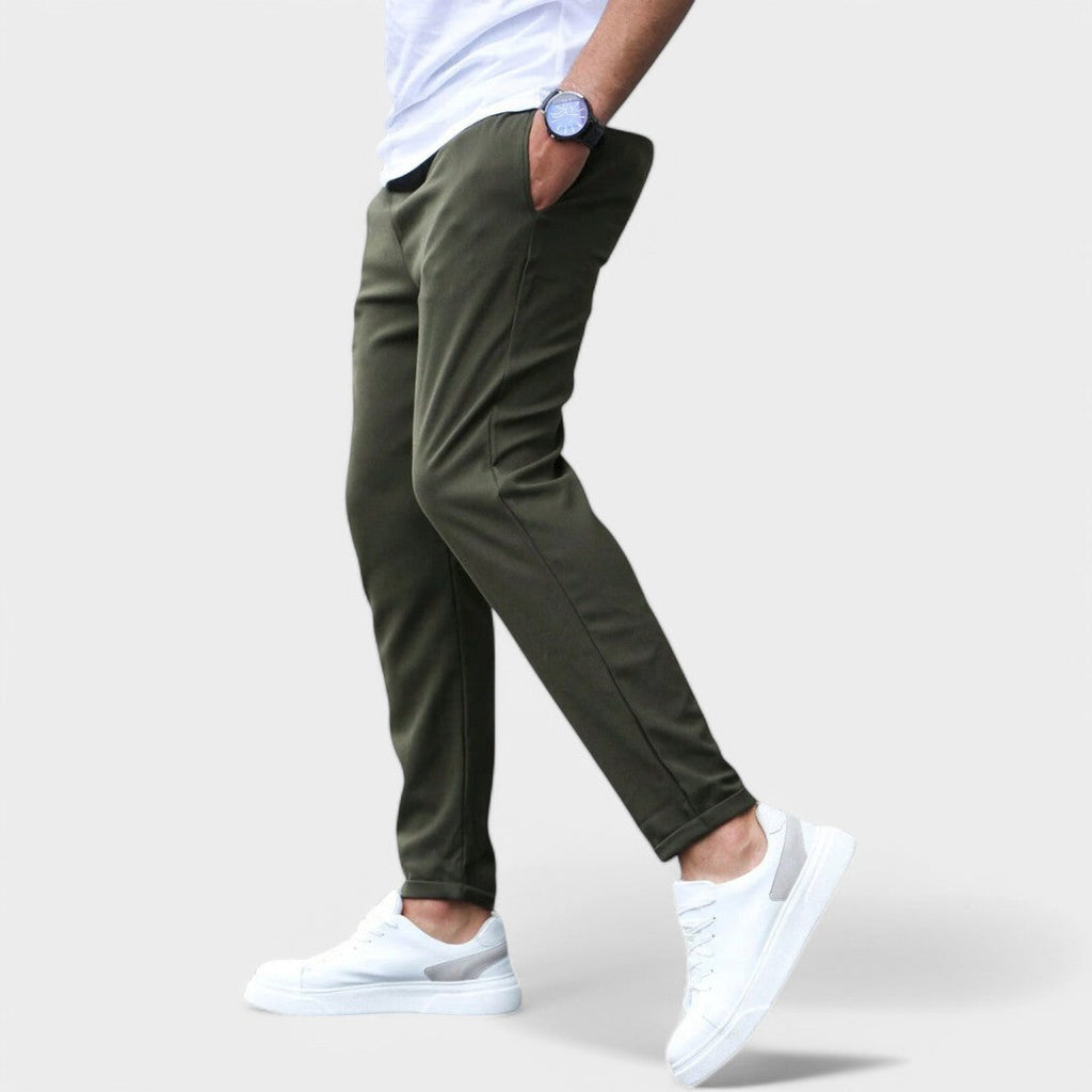 Laluna® | Moderne stretch herenbroek