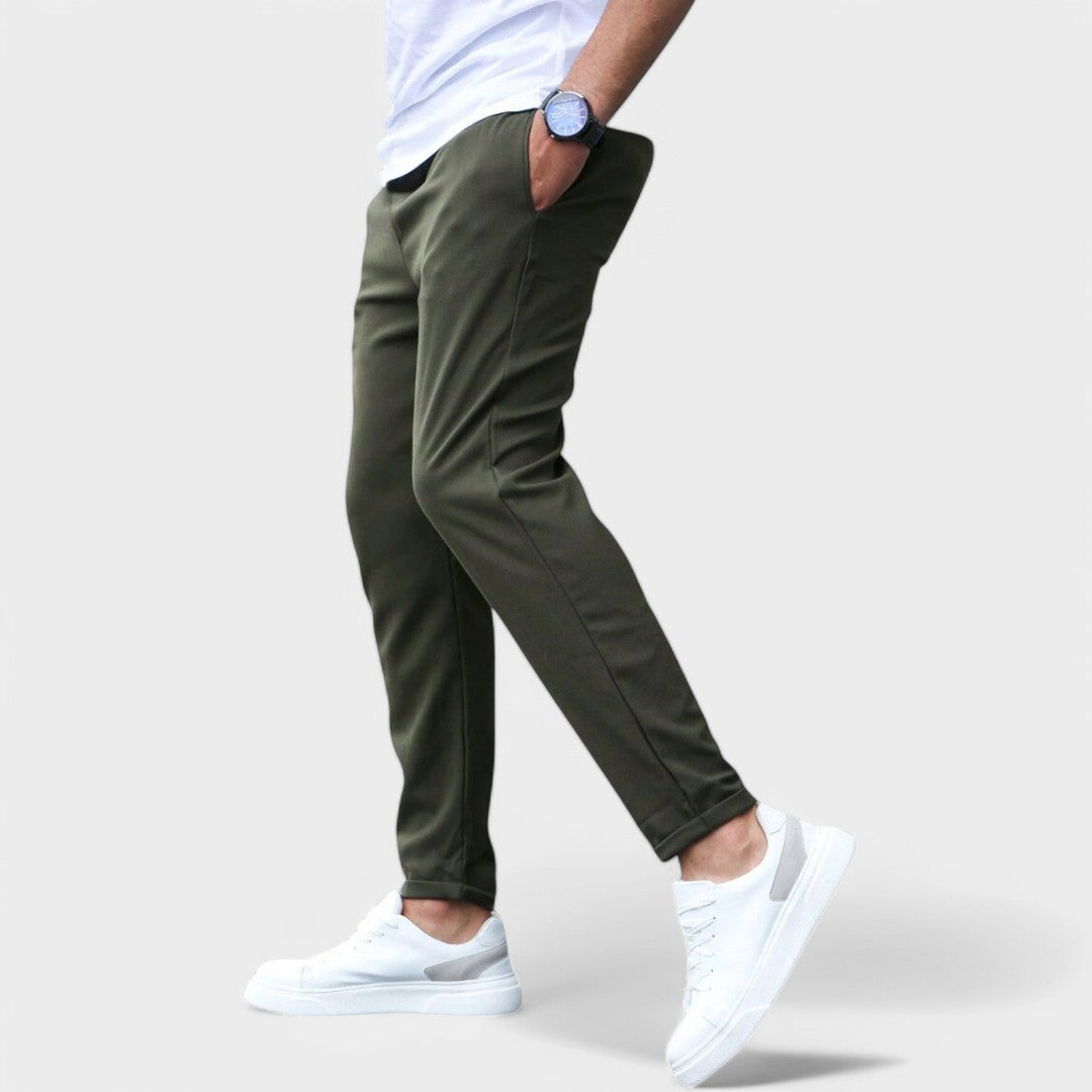 Laluna® | Moderne stretch herenbroek