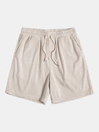 Korte Mouwen Corduroy Overhemd & Shorts